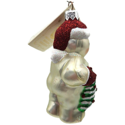 Patricia Breen Henry The Little Snowman Snowflakes Green Red Christmas Ornament