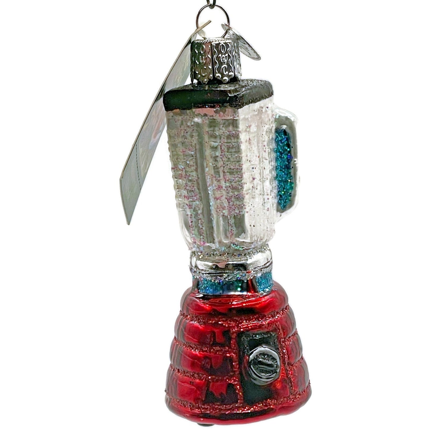 Blender Ornament Kitchen Appliance Red Old World Christmas OWC Tree Decoration