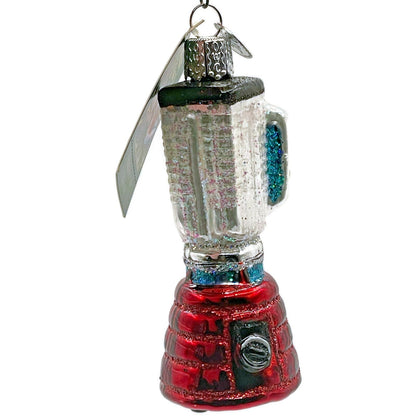 Blender Ornament Kitchen Appliance Red Old World Christmas OWC Tree Decoration