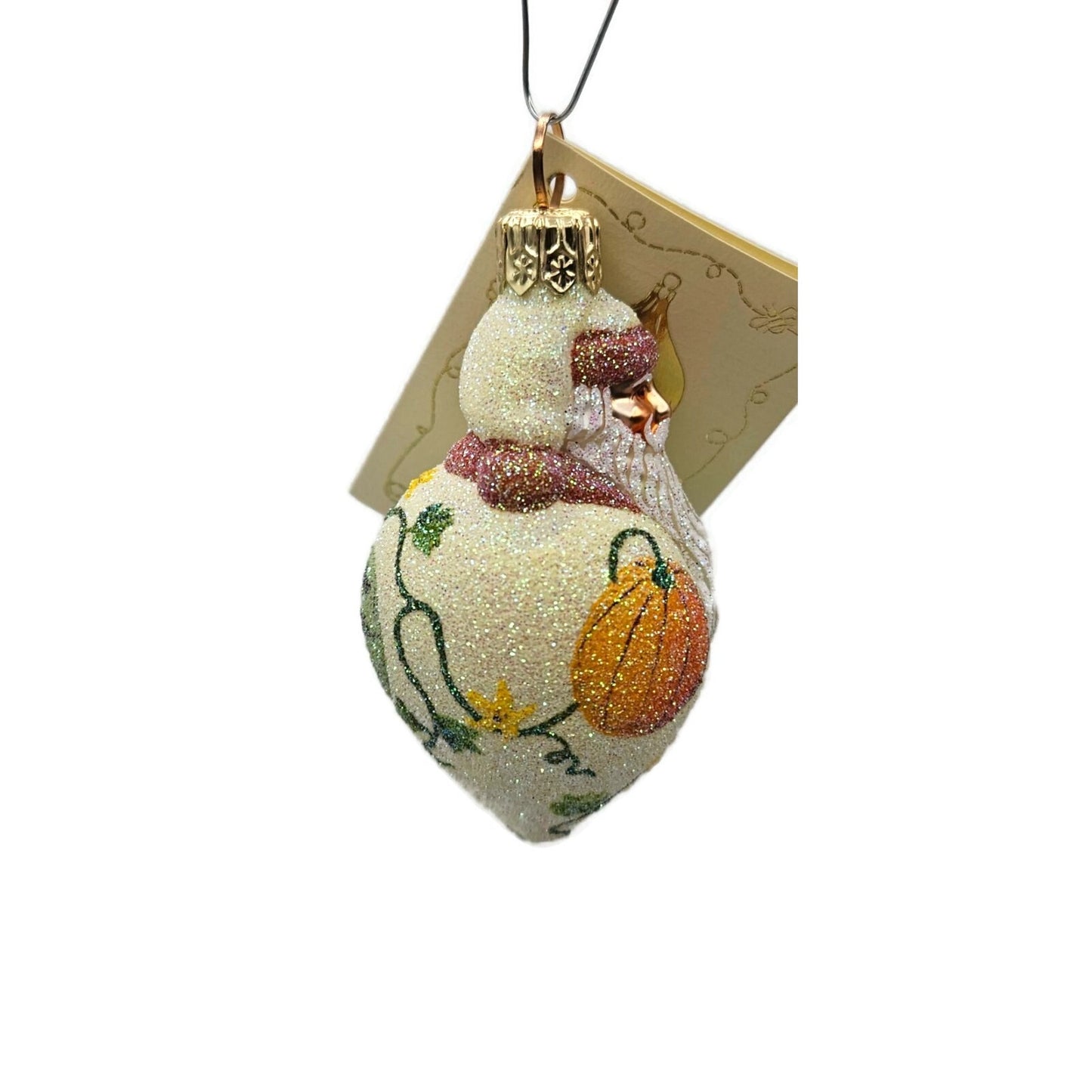 Patricia Breen Miniature Santa Poeticus Gourds Fall Christmas Tree Ornament