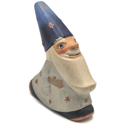 Vaillancourt Millennium Father Christmas in Silver and Copper Figurine 2000