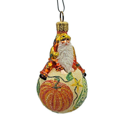 Patricia Breen Snow Frolic Sumptuous Gourd Santa Claus Fall Christmas Ornament
