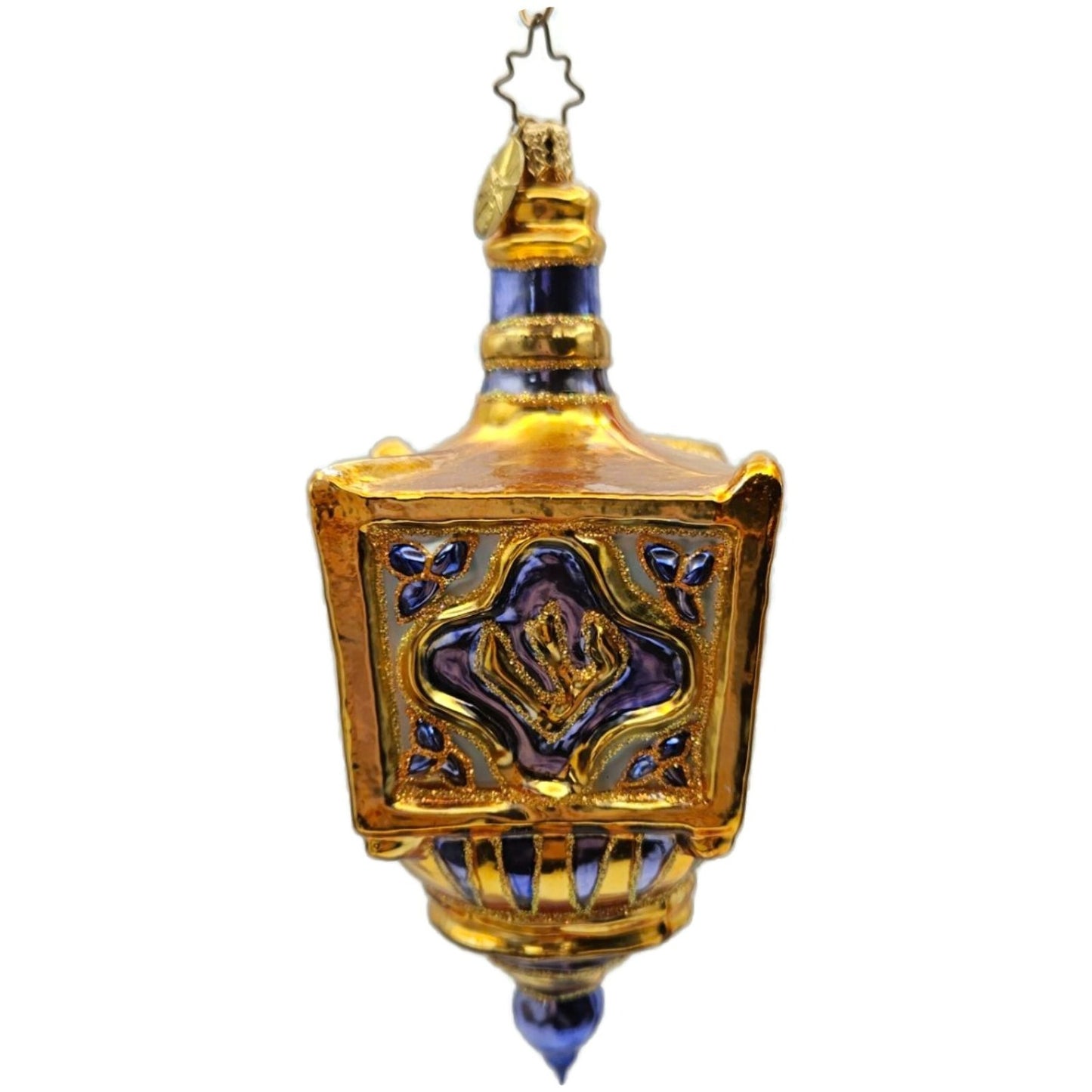 Christopher Radko Dream Spinner Gold Dreidel Hanukkah Christmas Ornament 1011277