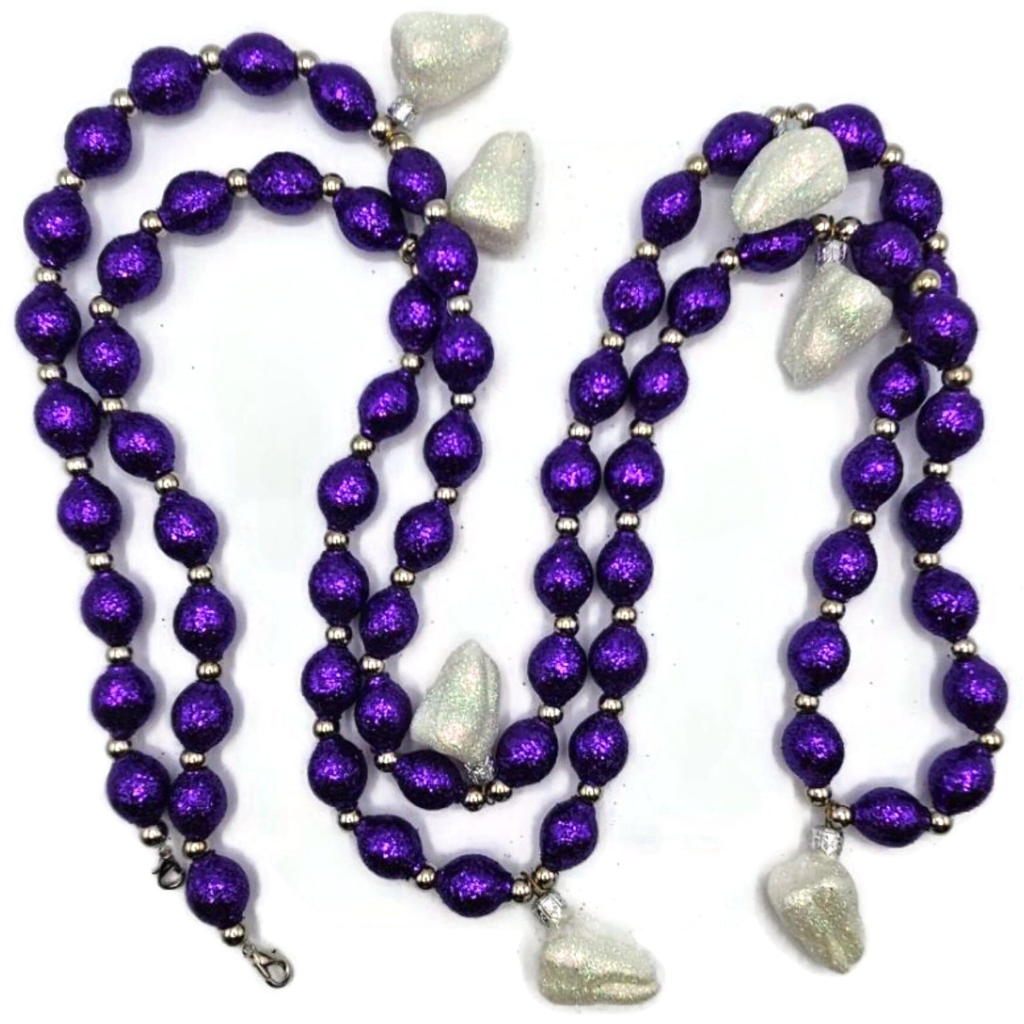 Patricia Breen Tooth Garland White Purple One of a Kind Complimentary Ornament