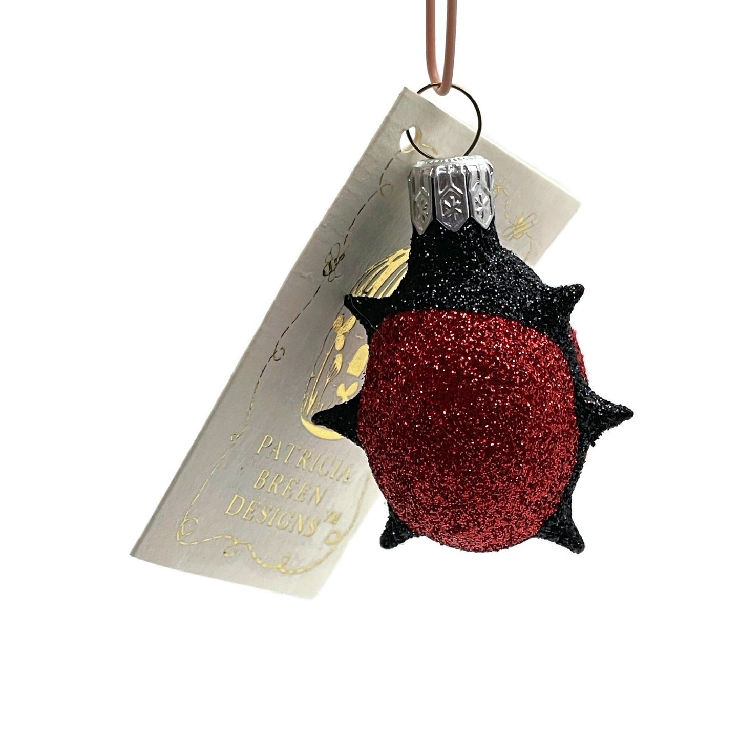 Patricia Breen Miniature Egg Surprise Ladybug Easter Christmas Bug Ornament 2531