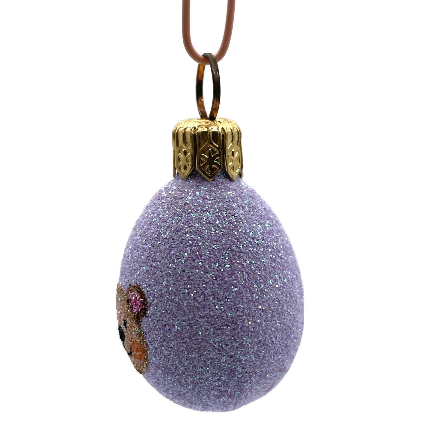 Patricia Breen Miniature Egg Surprise Teddy Bear Easter Christmas Tree Ornament