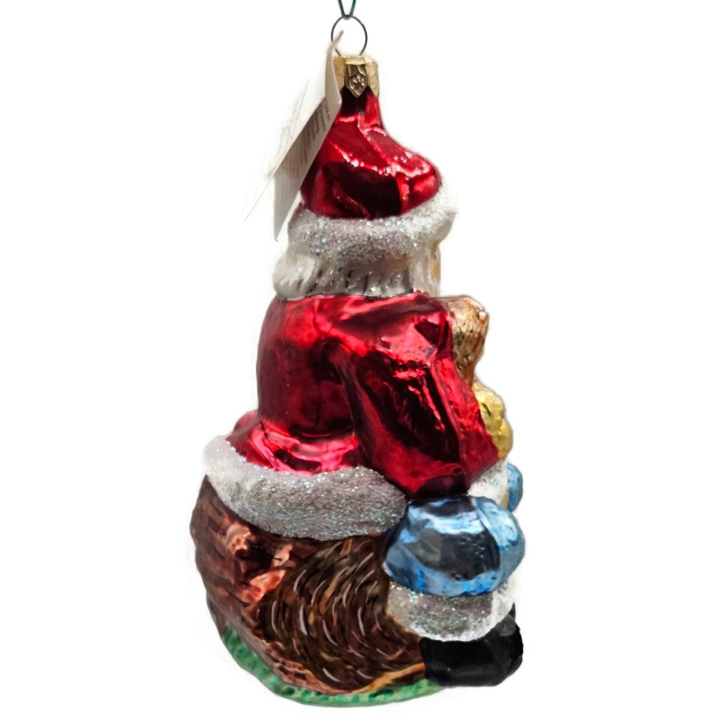 Christopher Radko Story Time Santa Claus Reindeer Christmas Ornament 95-0220