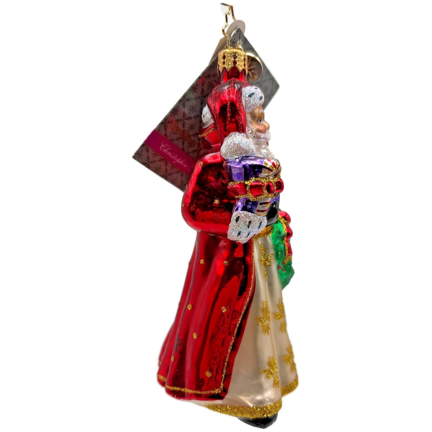 Christopher Radko Gracious Grandeur Santa Claus Glass Christmas Ornament 1016353