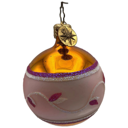 Christopher Radko Fantasia Kensington Glow Ball Reflector Christmas Ornament