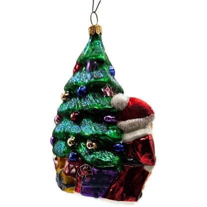 Christopher Radko Last Stop Santa Claus Toy Train Christmas Tree Ornament