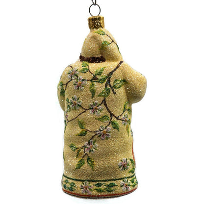 Patricia Breen Connaught Santa Peaches Spring Tea Party Christmas Tree Ornament