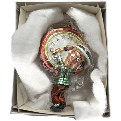 Christopher Radko Millennium Clock Harold Lloyd Trust Christmas Tree Ornament