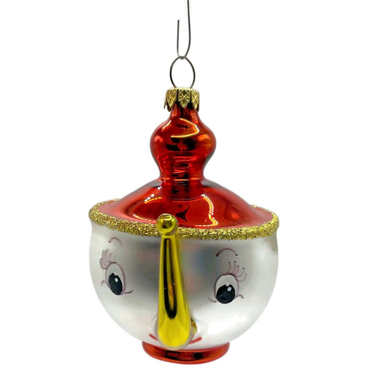 Christopher Radko Tea And Sympathy Italian Glass Christmas Tree Ornament