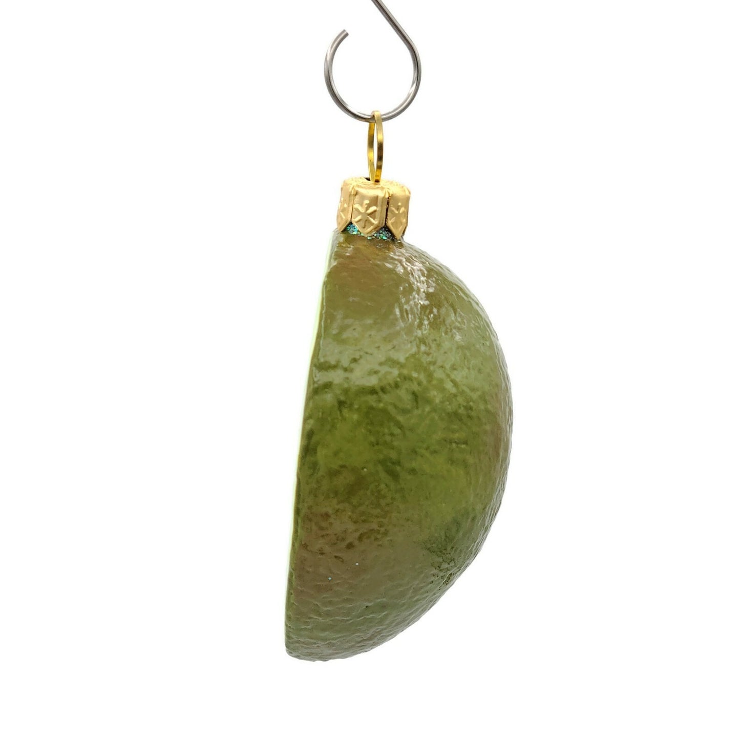 Patricia Breen Demi Egg Kiwi Green Velvet Fruit Food Holiday Ornament