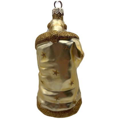 Patricia Breen Presents Gold Stars Santa Claus Gifts Toys Christmas Ornament