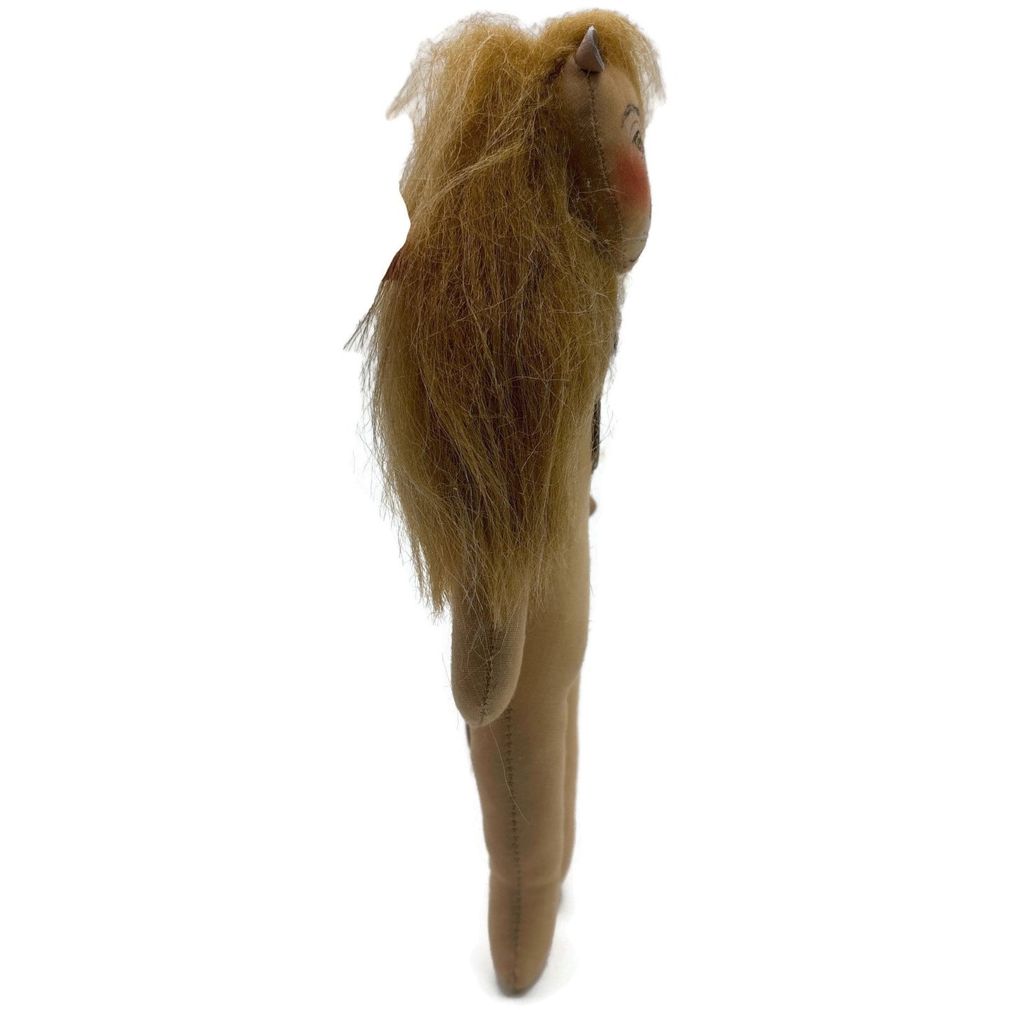 Gladys Boalt Cowardly Lion Wizard Of Oz Fabric Christmas Tree Ornament Signed