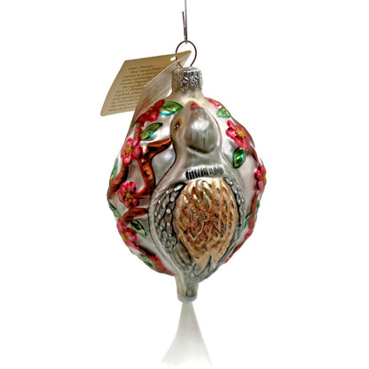 Christopher Radko Two Turtle Doves 12 Days Of Christmas Tree Ornament 5308