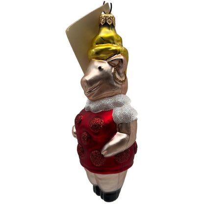 Patricia Breen This Little Piggy Goes to the Galleria Christmas Tree Ornament