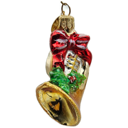 Christopher Radko French Horn Gem Little Gems Christmas Tree Ornament 00-527-0