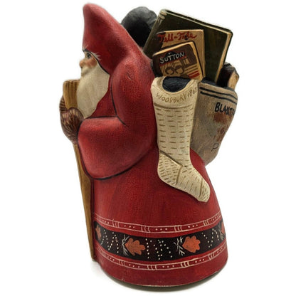 Vaillancourt Sutton 300th Anniversary Santa Claus Chalkware Christmas Figurine