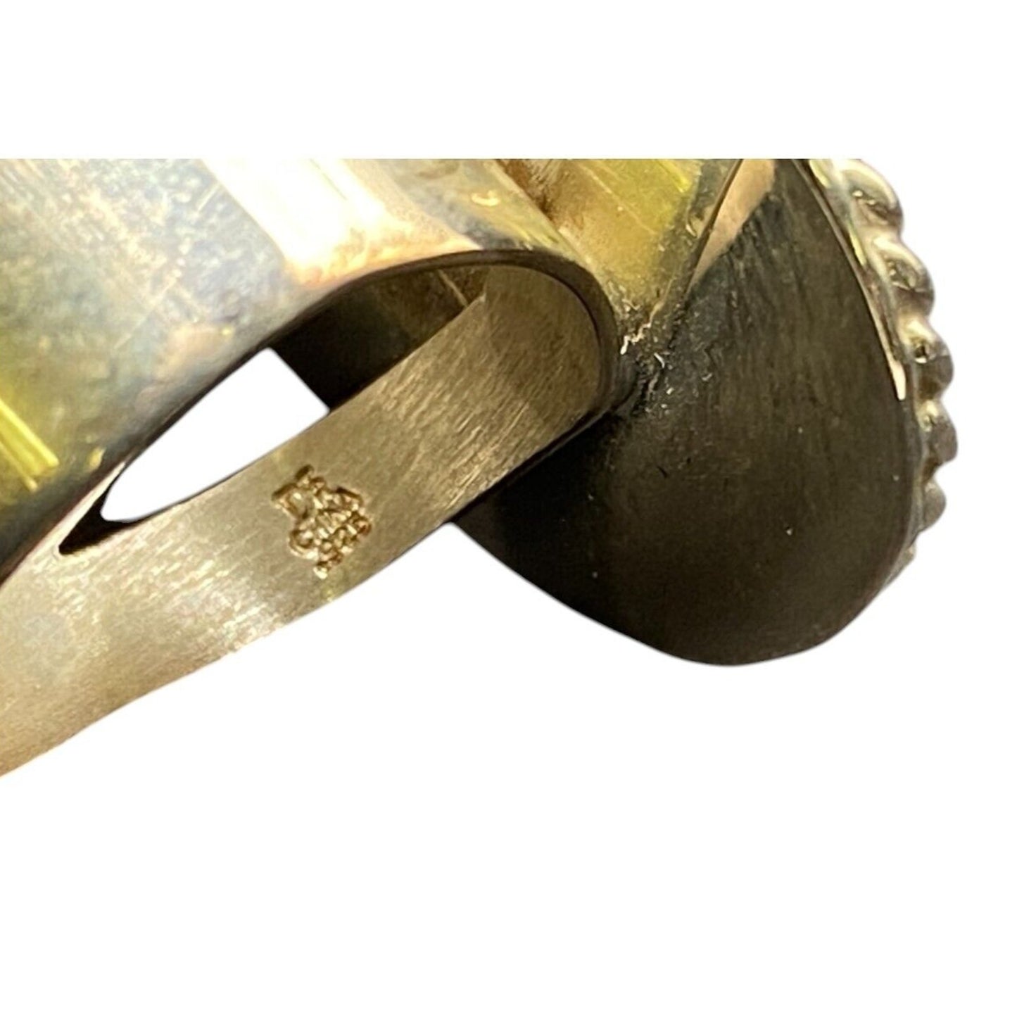 Ring Turquoise Gemstone Oval Cabochon Blue 925 Sterling Silver Cocktail Size 8