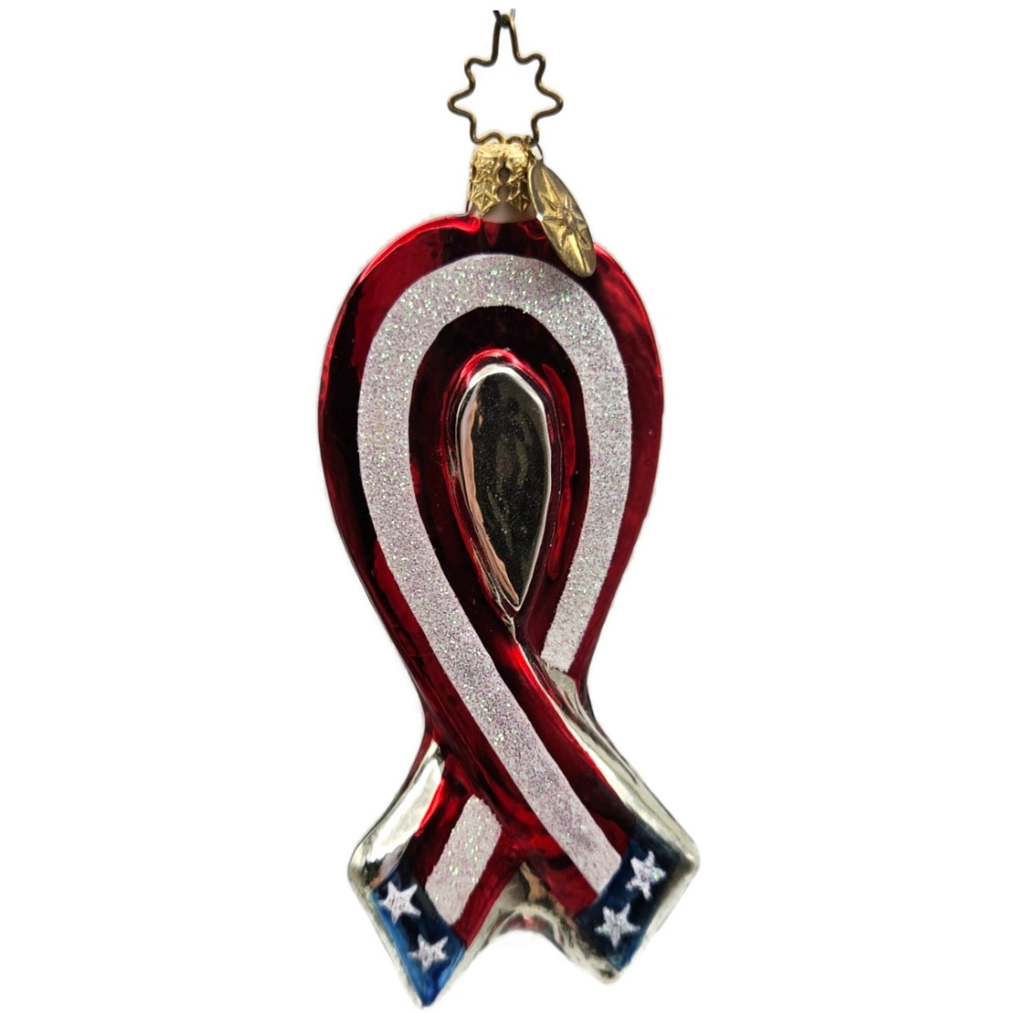 Christopher Radko United for Freedom Patriotic July 4th Tree Ornament 01-1021-0