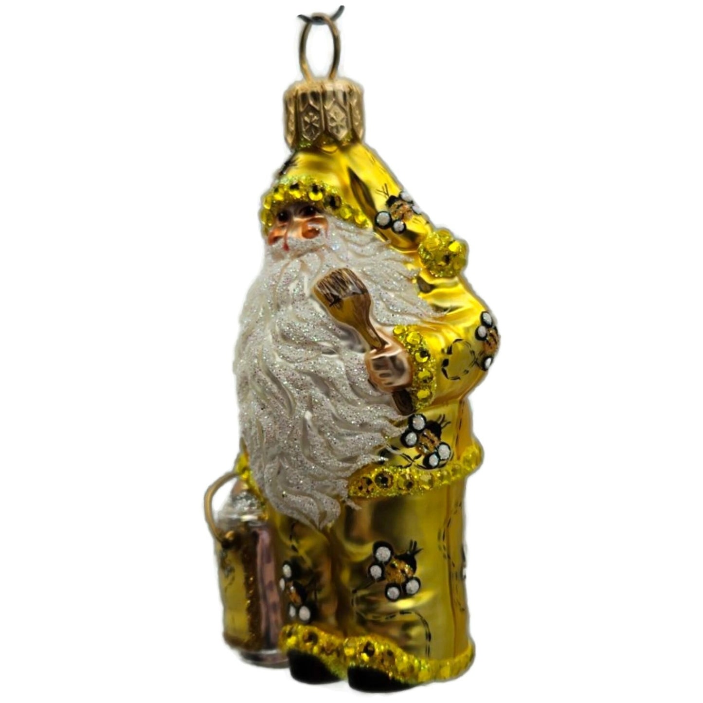 Patricia Breen Toys To Paint Bee Gold Spring Mini Christmas Tree Ornament CATZ
