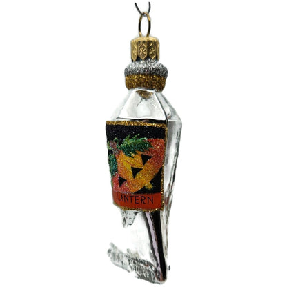 Patricia Breen Miniature Paint Tube Jack O Lantern Glass Halloween Ornament 2334
