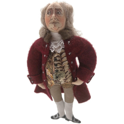 Gladys Boalt Benjamin Franklin Founding Father USA Christmas Ornament Signed
