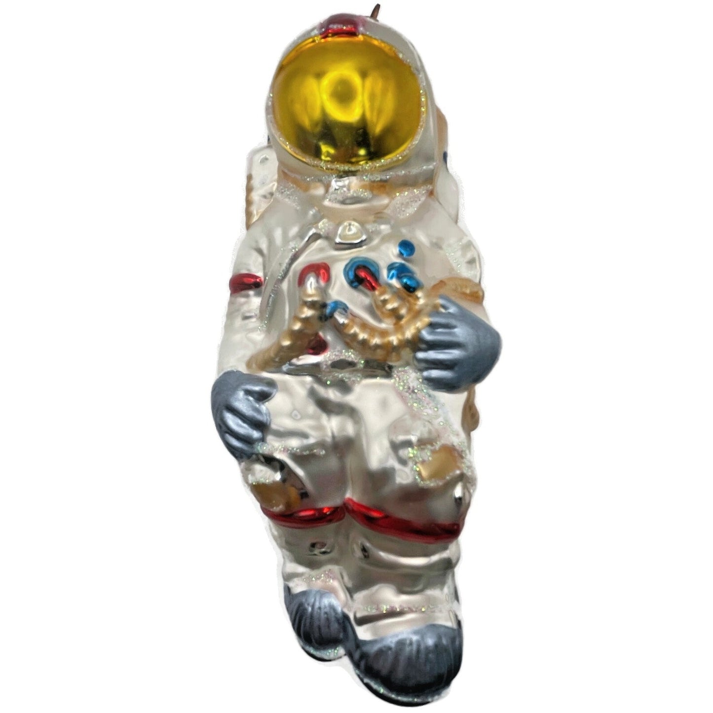 Astronaut Space Man Christmas Ornament Glass Polonaise Smithsonian Institute