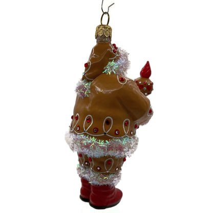Patricia Breen Crowning Glory Gingerbread Santa Claus Christmas Tree Ornament