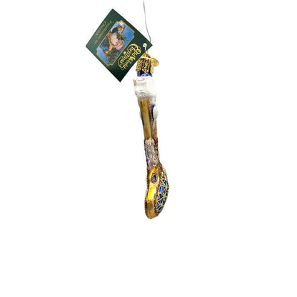 Old World Christmas Lacrosse Set Game Blown Glass Christmas Tree Ornament OWC