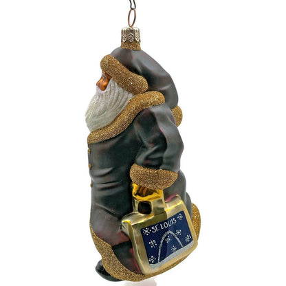 Patricia Breen City Santa Claus Bordeaux Ethnic St. Louis Christmas Ornament