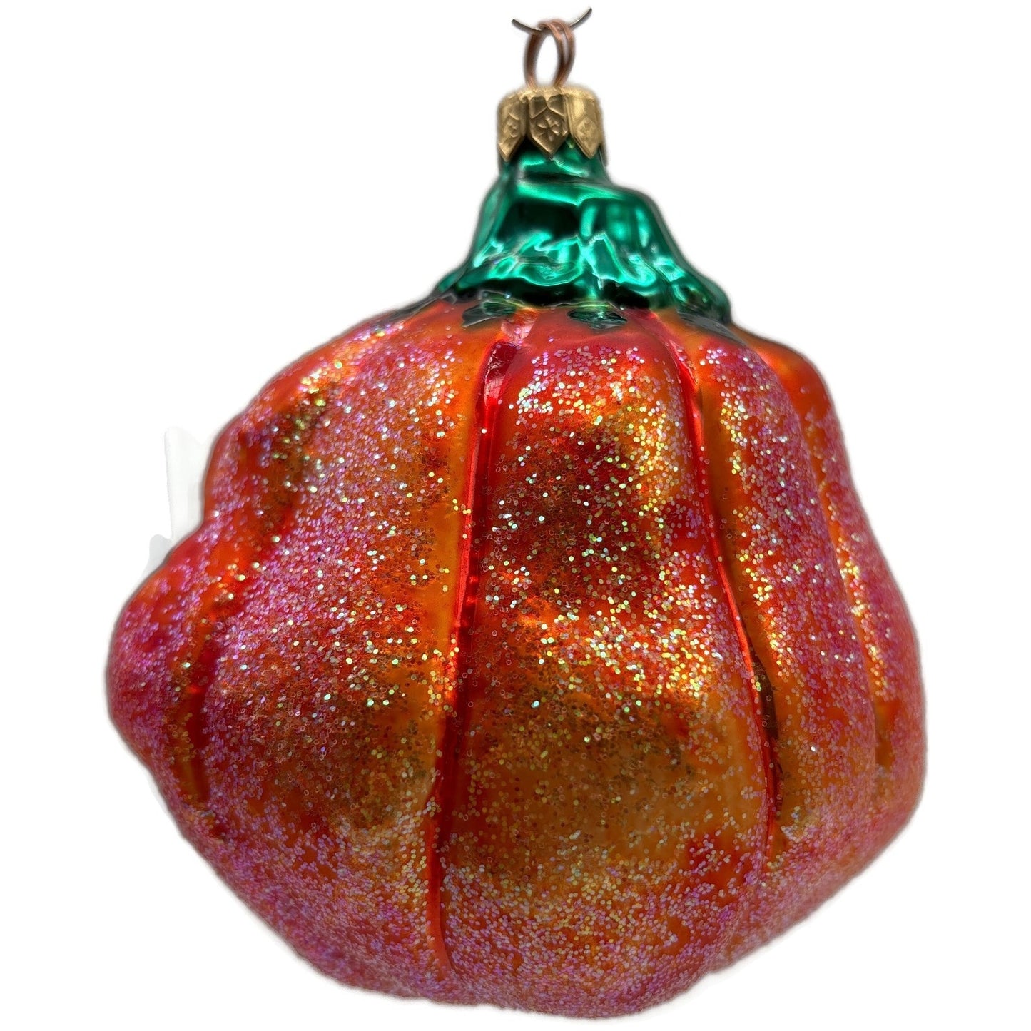 Christopher Radko Pumpkin Eater Orange Halloween Christmas Ornament 96-203-0