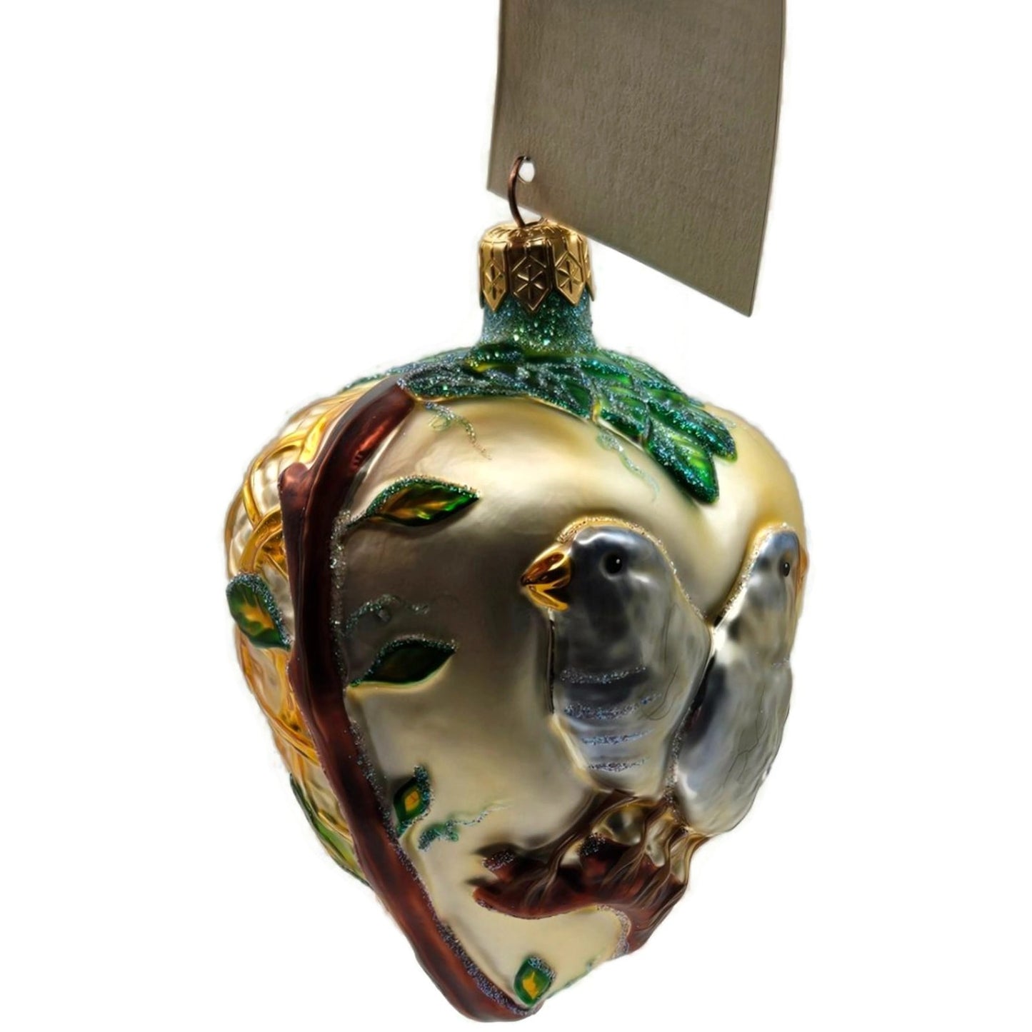 Patricia Breen Two Turtle Doves Birds 12 Days of Christmas Series Tree Ornament