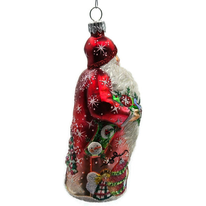 Patricia Breen Karas Santa Claus Red Angels Snowman Christmas Ornament Candy