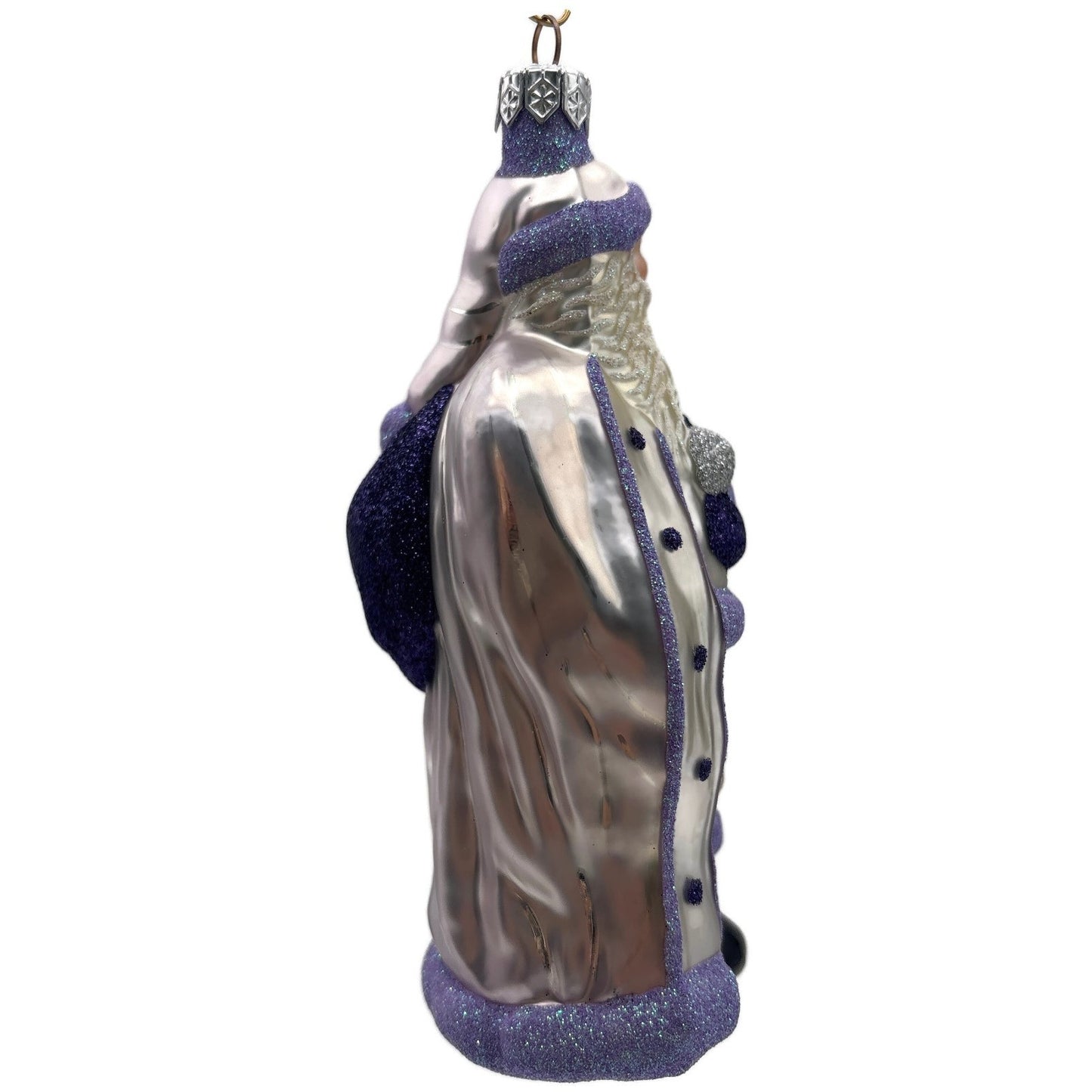 Patricia Breen Jordan Santa Purple Lavender Christmas Tree Ornament Milaeger's