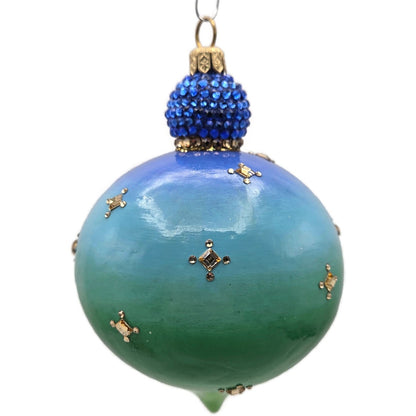 Patricia Breen Ornament Anniversary Reflector Peacock Chameleon Christmas Decor