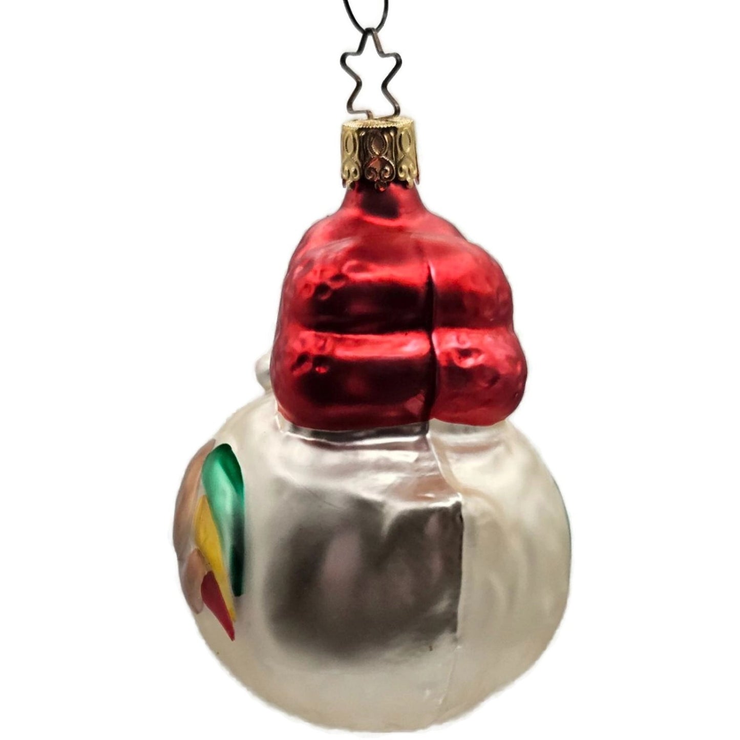 Inge Glas Proud Rooster Old World Christmas Hand Blown Glass Holiday Ornament