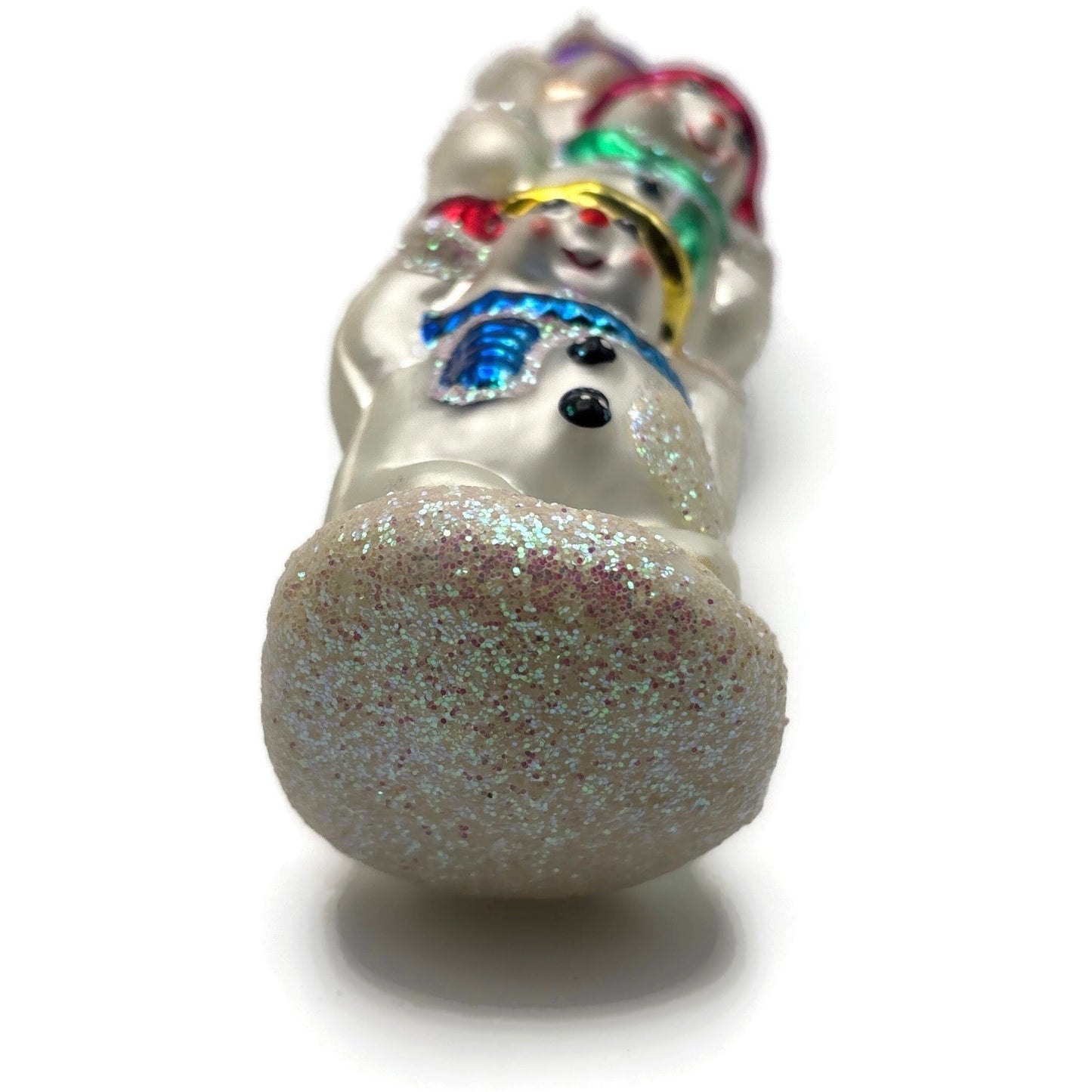 Christopher Radko Snowtem Pole Snowman Christmas Tree Ornament 96-155-0