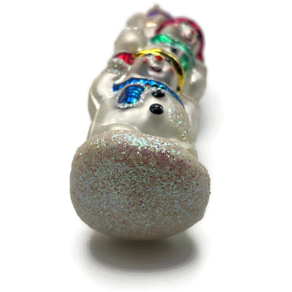 Christopher Radko Snowtem Pole Snowman Christmas Tree Ornament 96-155-0