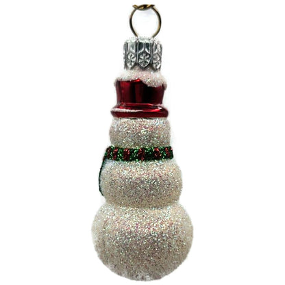 Patricia Breen The Littlest Snowman Stripe Scarf Red Hat Christmas Ornament 2327