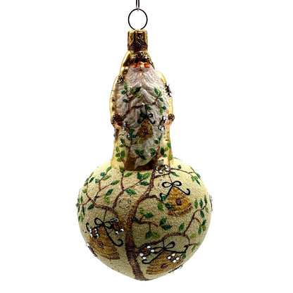 Patricia Breen Spearman Santa Bees Bugs Beehive Spring Christmas Ornament 2562