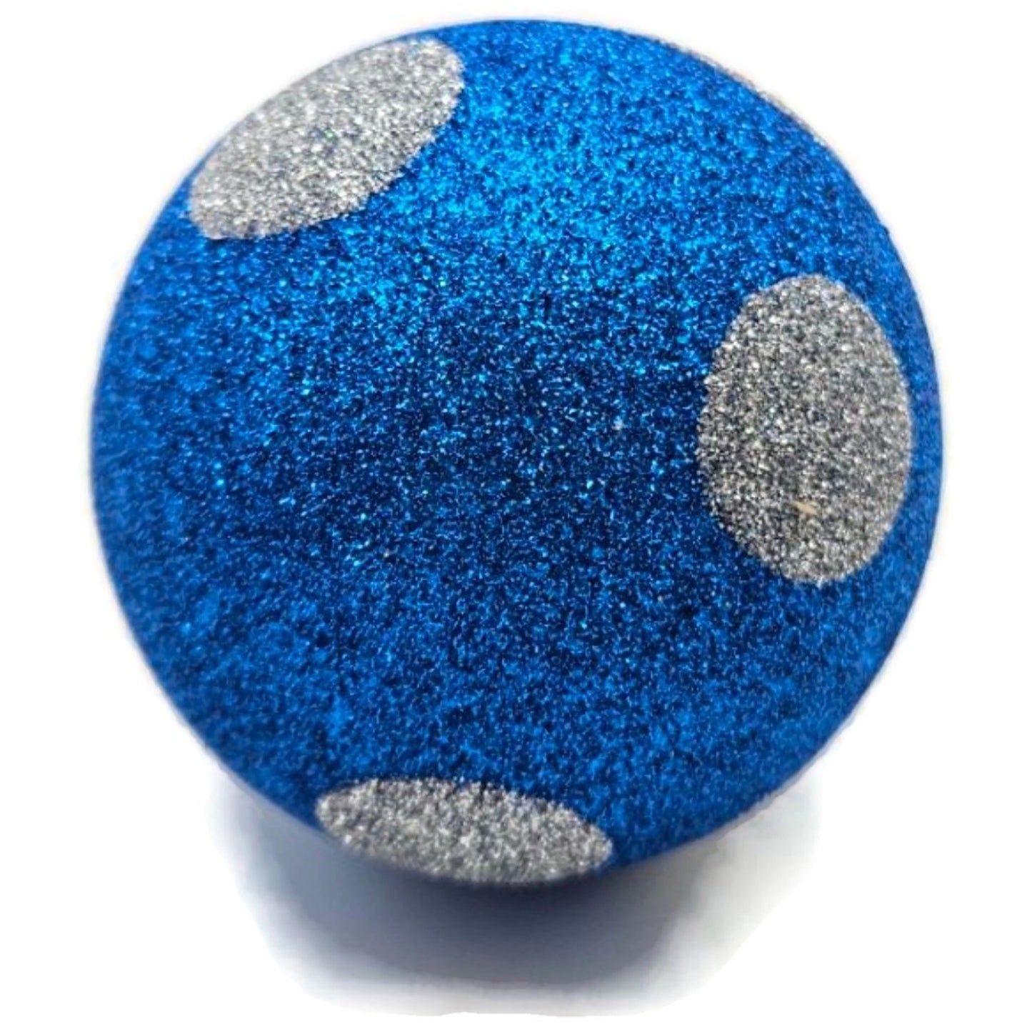 Patricia Breen Egg Blue Silver Polka Dot Easter Christmas Tree Ornament TCS