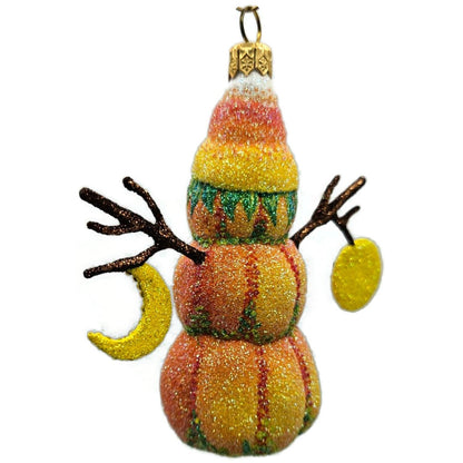 Patricia Breen Jolly Pumpkin Jack O Lantern Moon Striped Halloween Ornament 2917