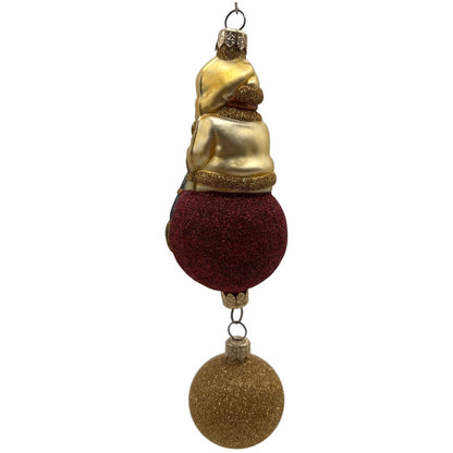 Patricia Breen Jingles The Elf Gold Suit Gold Ball Christmas Ornament 9900HCB