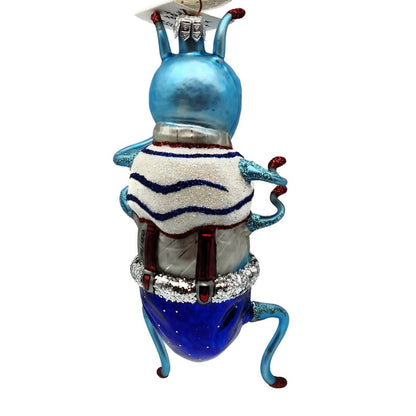 Slavic Treasures Whopper Hopper Blue Bug Halloween Tree Ornament 99-154-B-FB