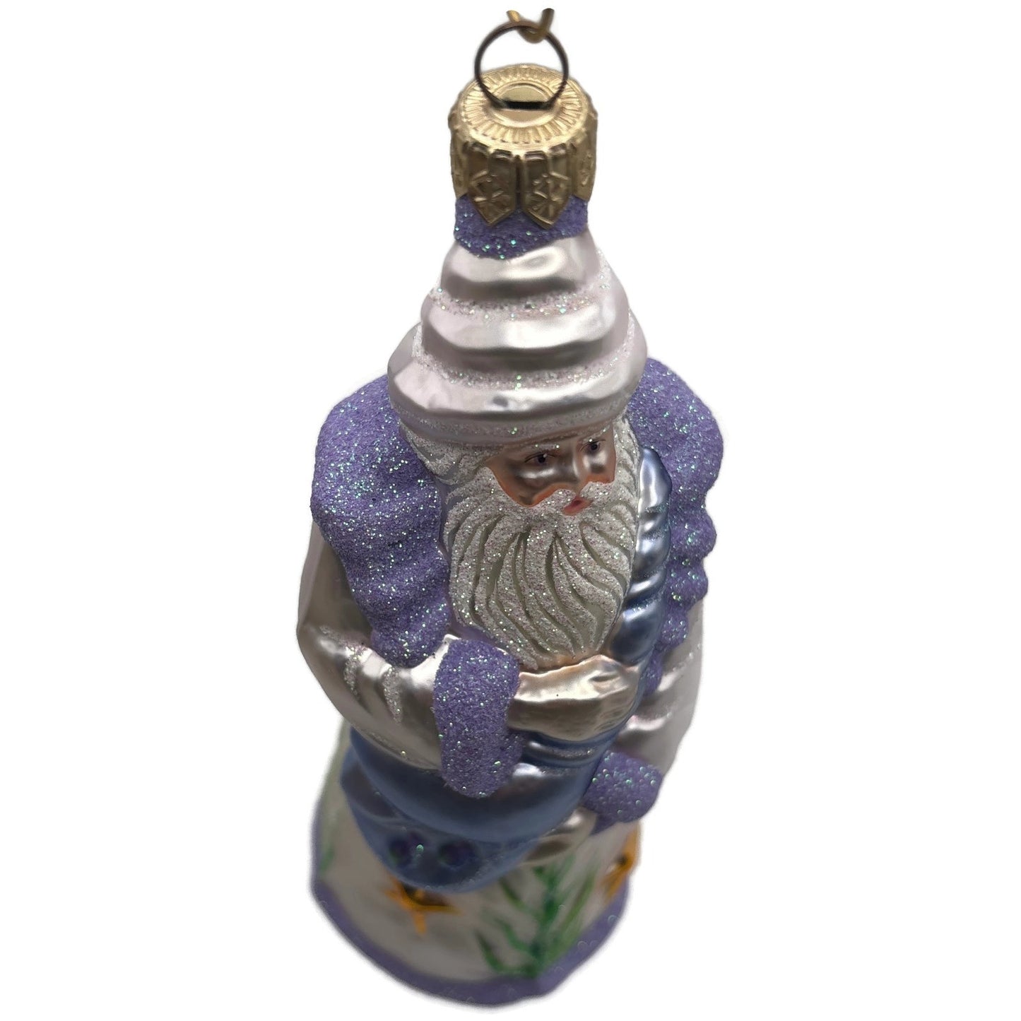 Patricia Breen Poseidon Santa Deep Sea Lavender Summer Nautical Ornament CATZ