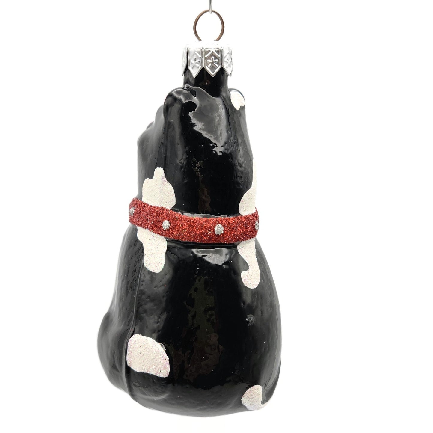 Patricia Breen Laughing Dog Black Fangs Hey Diddle Diddle Christmas Ornament