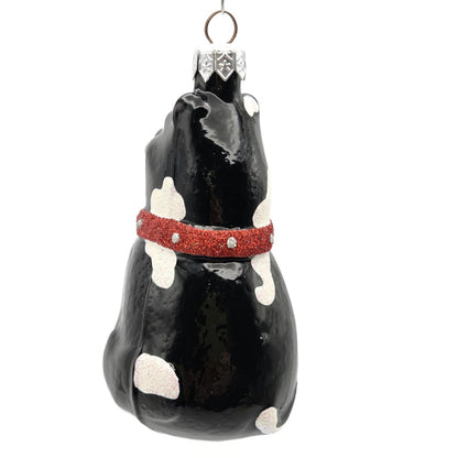 Patricia Breen Laughing Dog Black Fangs Hey Diddle Diddle Christmas Ornament